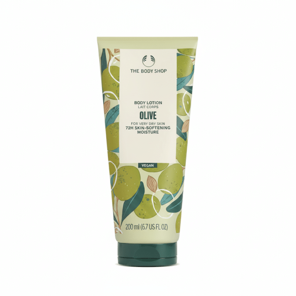 The Body Shop Olive Body Lotion 200ml 72H Skin Softening Moisture Vegan