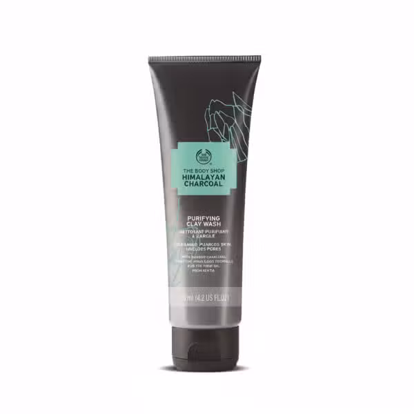 The Body Shop Himalayan Charcoal Purifying Clay Wash 125ml