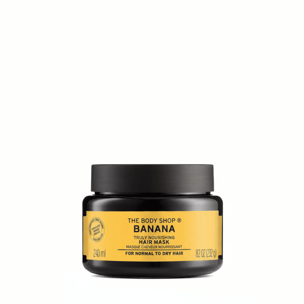 The Body Shop Banana Truly Nourishing Hair Mask 240ml For Normal to Dry Hair