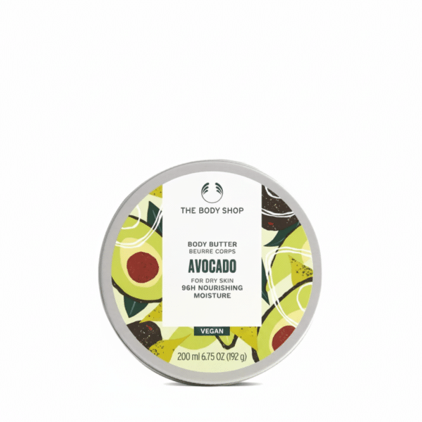 The Body Shop Avocado Body Butter 200ml 6.75 oz Vegan Dry Skin Nourishing Moisture