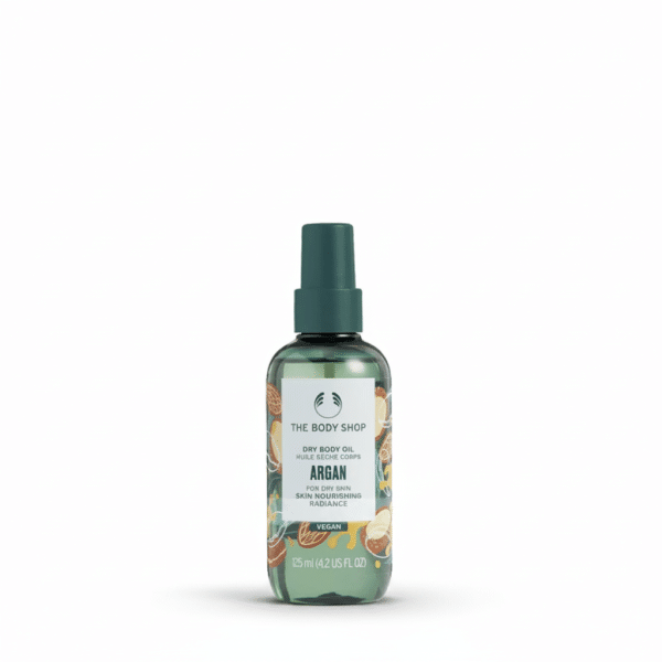 The Body Shop Argan Dry Body Oil 125ml Skin Nourishing Radiance Vegan