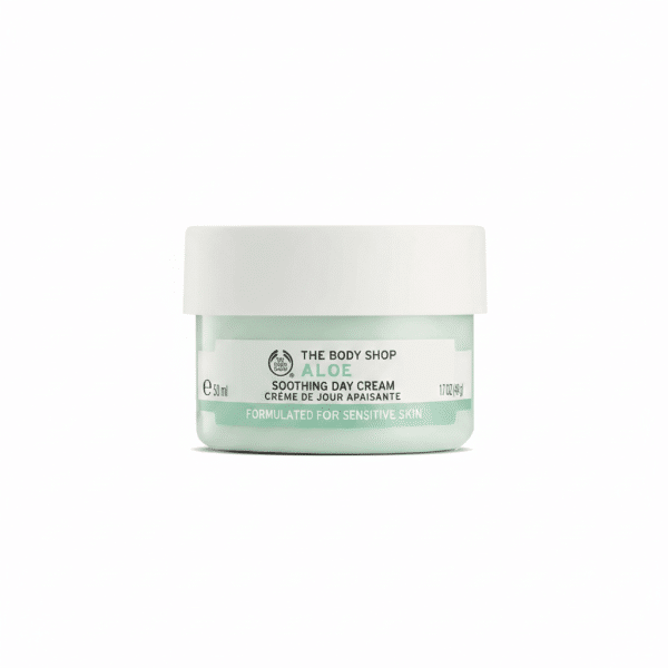 The Body Shop Aloe Soothing Day Cream 50ml Formulated for Sensitive Skin
