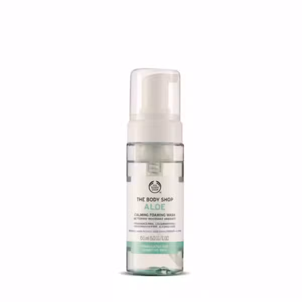 The Body Shop Aloe Calming Foaming Wash 150ml Sensitive Skin