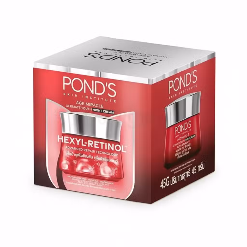 Pond's Age Miracle Ultimate Youth Night Cream Hexyl-Retinol 45gm