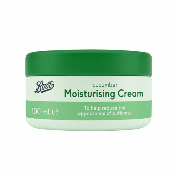 Boots Cucumber Moisturising Cream 100ml To help reduce the appearance of puffiness