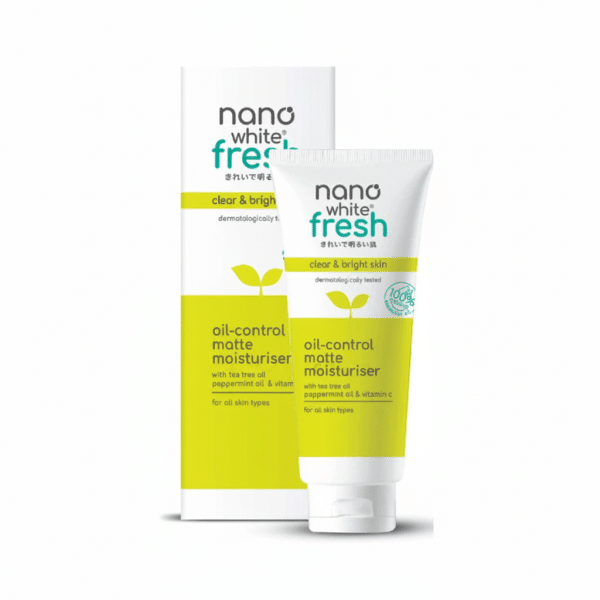Nano White Fresh Oil Control Matte Moisturiser Clear Bright Skin 50ml
