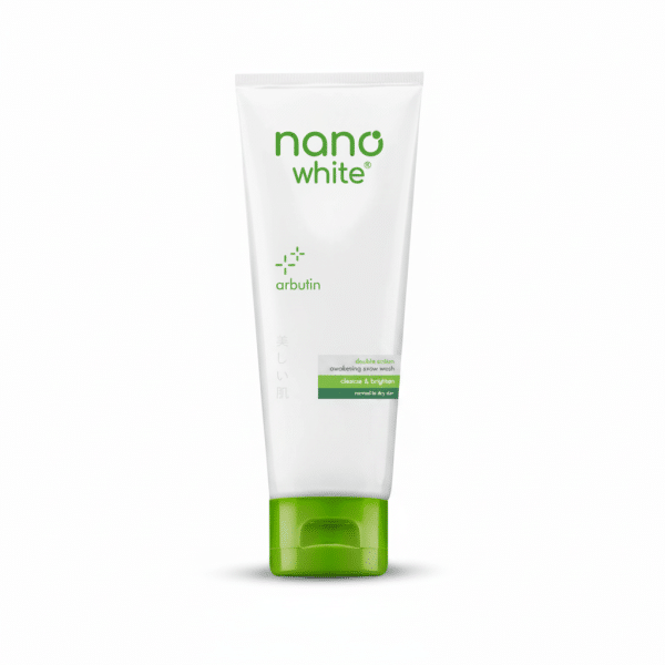 Nano White Arbutin Double Action Awakening Snow Wash 100gm cleanse & brighten normal to dry skin
