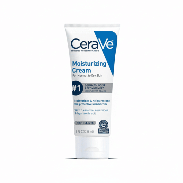 CeraVe Moisturizing Cream For Normal to Dry Skin 8 FL OZ 236ml Rich Texture Dermatologist Recommended