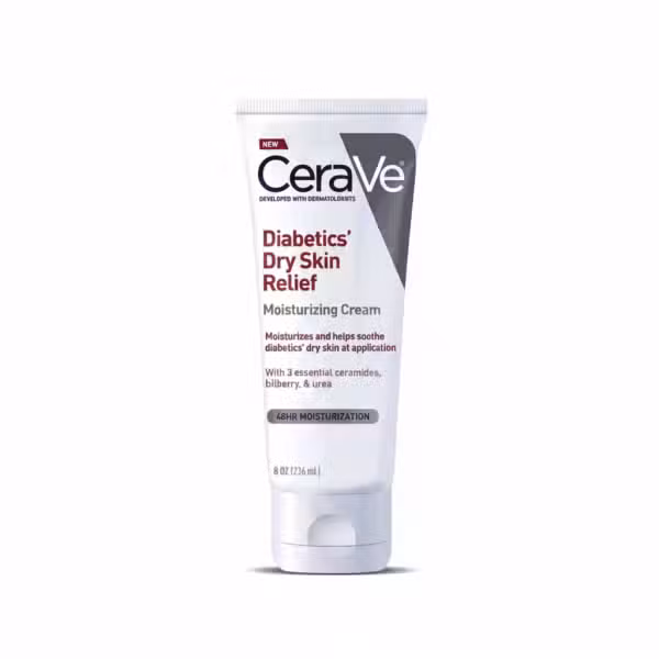 CeraVe Diabetics Dry Skin Relief Moisturizing Cream 236ml 48HR Moisturisation