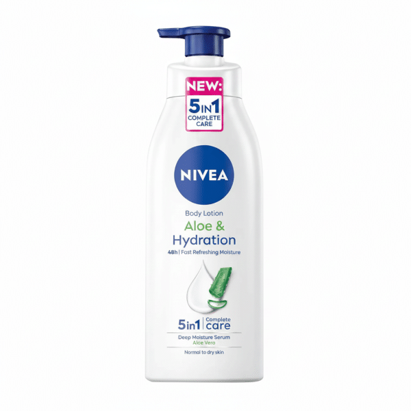 Nivea Aloe & Hydration Body Lotion 625ml 5in1 Complete Care 48h Fast Refreshing Moisture