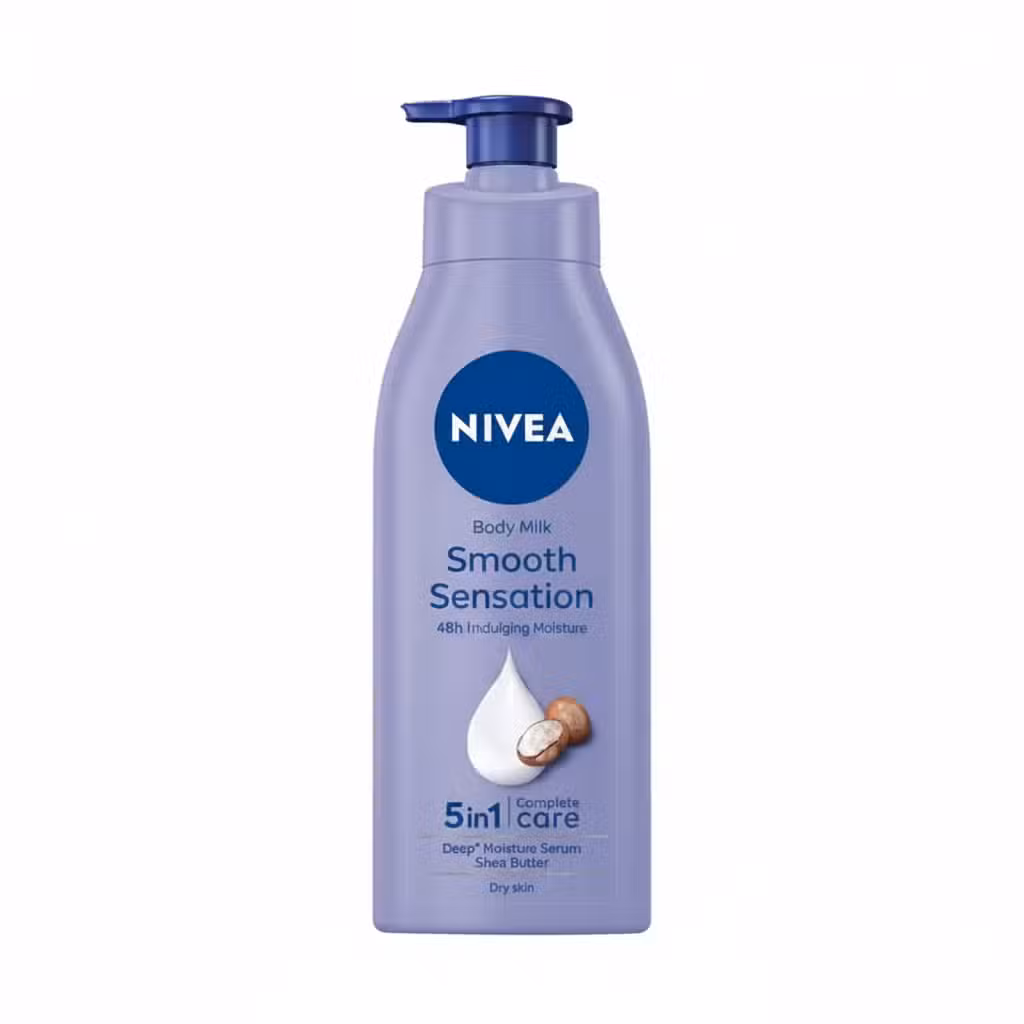 Nivea Body Milk Smooth Sensation 625ml 48h Indulging Moisture Dry Skin