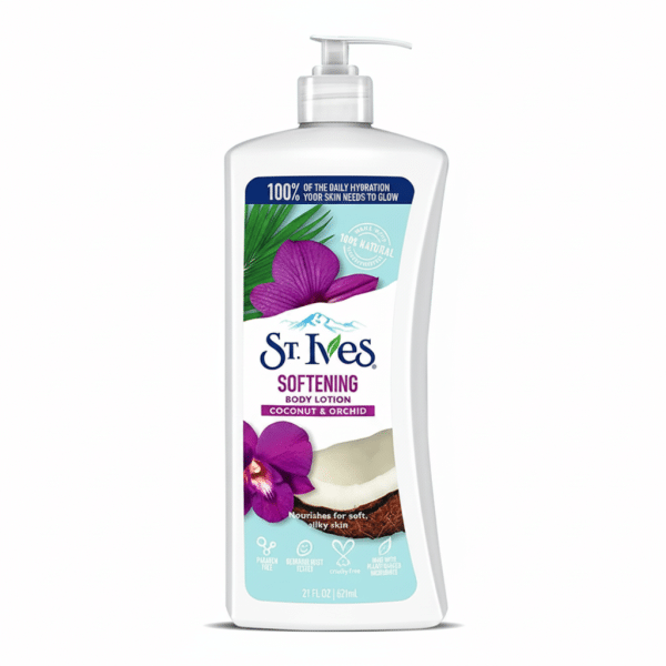 St Ives Softening Coconut & Orchid Body Lotion 621ml 100% Natural