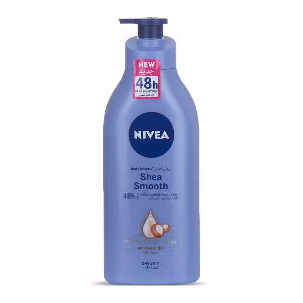Nivea Shea Smooth Body Lotion 48h Deep Moisture Serum Dry Skin 625ml