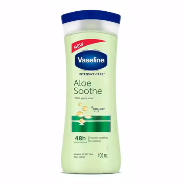 Vaseline Intensive Care Aloe Soothe Body Lotion 400ml Moisturisation