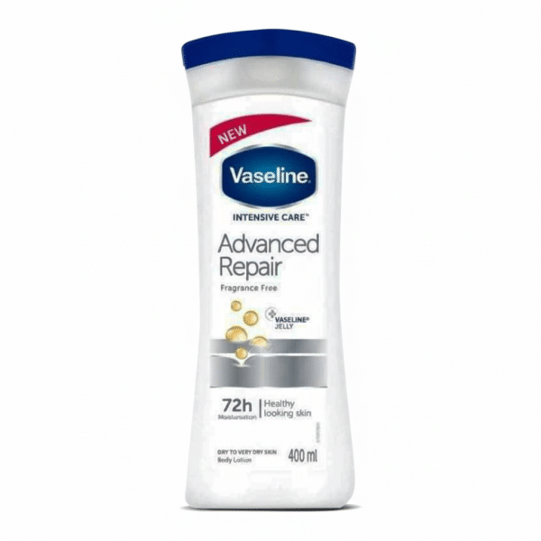 Vaseline Intensive Care Advanced Repair Body Lotion Fragrance Free 400ml Dry to Very Dry Skin