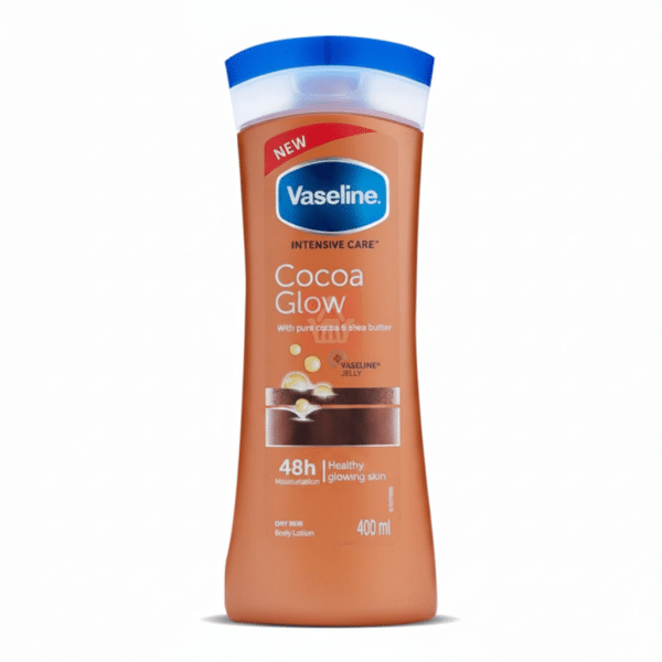 Vaseline Intensive Care Cocoa Glow Body Lotion 400ml Dry Skin Moisturisation