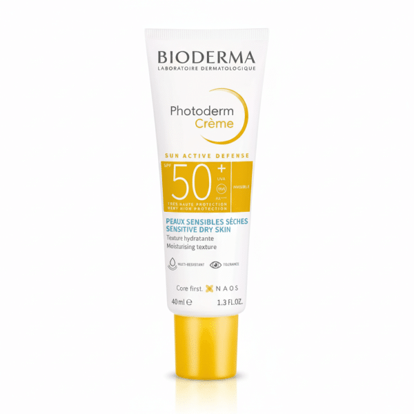 Bioderma Photoderm Creme SPF 50+ Sun Active Defense Moisturising Texture Sensitive Dry Skin 40ml