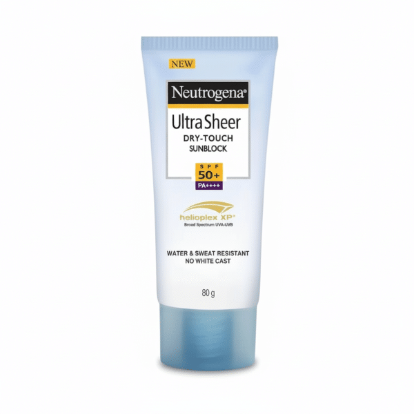Neutrogena Ultra Sheer Dry-Touch Sunblock SPF 50+ PA++++ 80g Water Sweat Resistant No White Cast