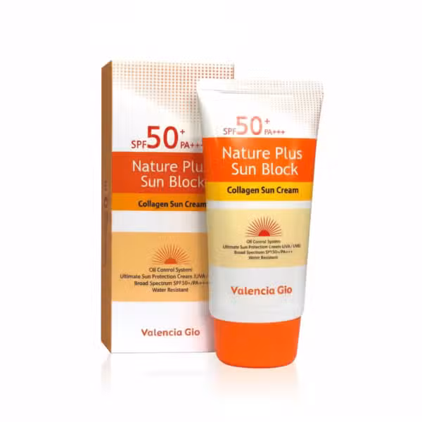 Valencia Gio Nature Plus Sun Block Collagen Sun Cream SPF 50+ PA+++ 70ml