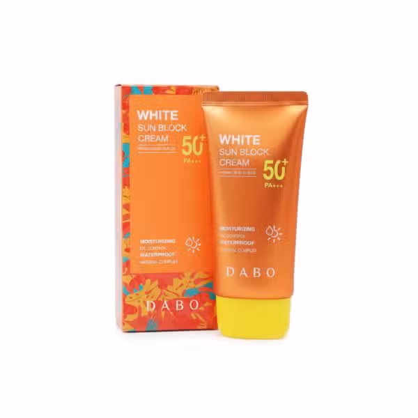 DABO White Sun Block Cream SPF 50 PA+++ Moisturizing Oil Control Waterproof Natural Complex 70ml