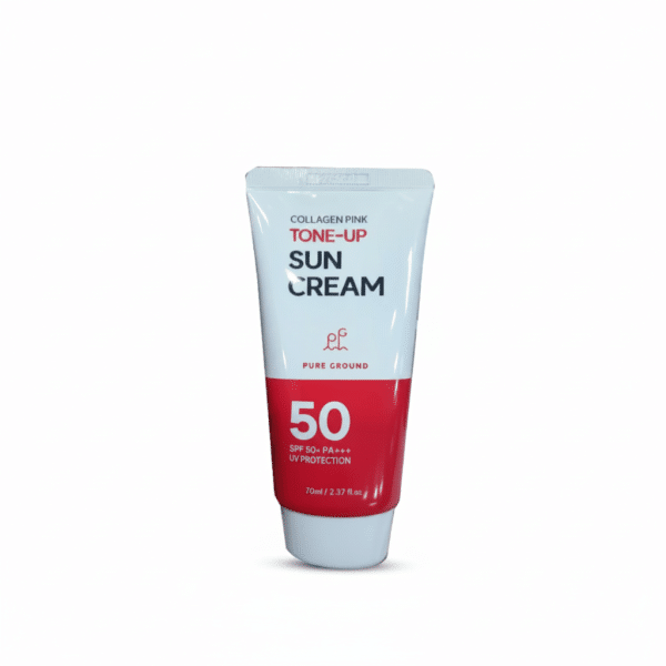 Pure Ground Collagen Pink Tone-Up Sun Cream SPF 50 UV Protection 70ml