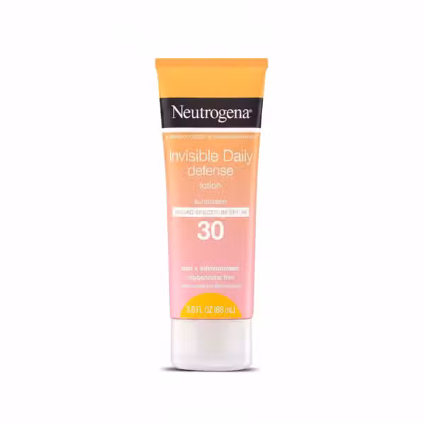 Neutrogena Invisible Daily Defense Lotion Sunscreen SPF 30 88ml Oxybenzone Free Water Resistant