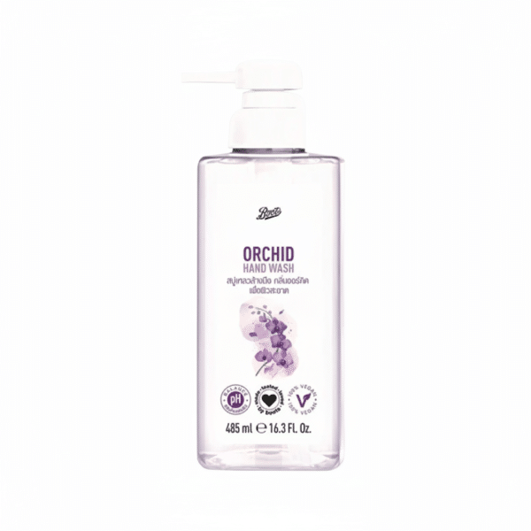 Boots Orchid Hand Wash 485ml pH Balanced Vegan