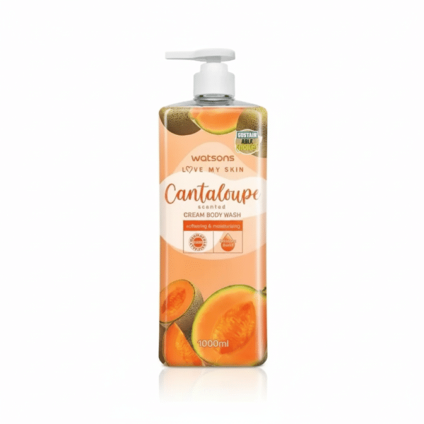Watsons Cantaloupe Cream Body Wash 1000ml Softening Moisturizing