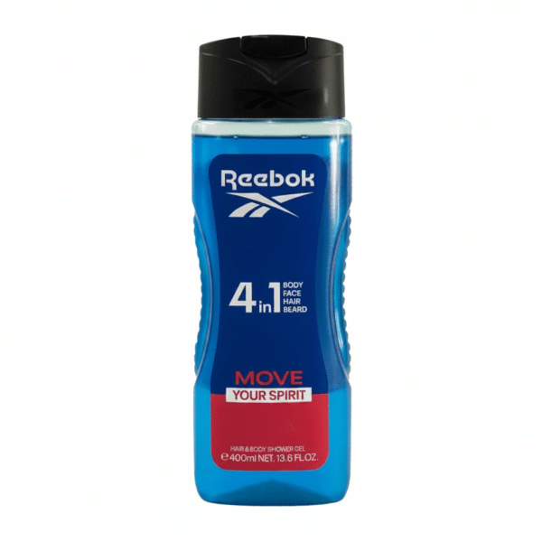 Reebok 4in1 Move Your Spirit Hair & Body Shower Gel 400ml