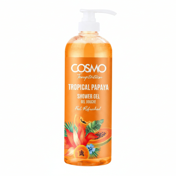 Cosmo Temptation Tropical Papaya Shower Gel 1000ml Feel Refreshed