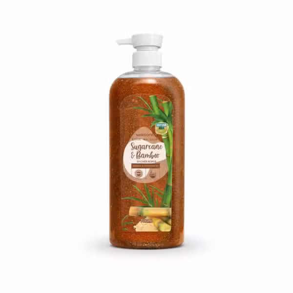 Watsons Sugarcane & Bamboo Shower Scrub 700ml