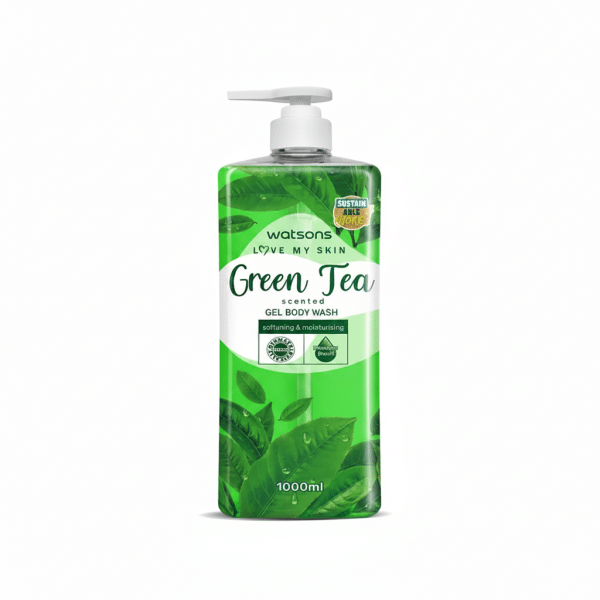 Watsons Green Tea Gel Body Wash 1000ml Softening Moisturising