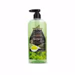 Spa Fruiser Green Tea Shower Scrub 730ml Biodegradable Micro Beads