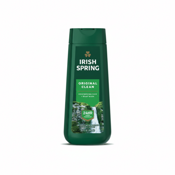 Irish Spring Original Clean Moisturizing Face Body Wash 24HR Fresh Protection 591ml