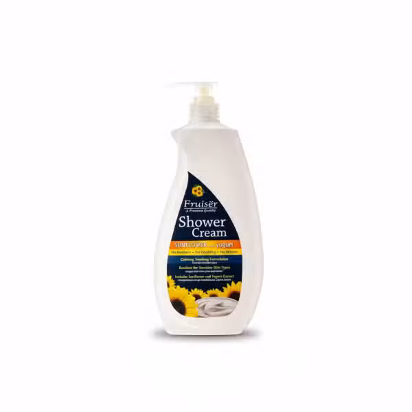 Fruiser Shower Cream Sunflower Yogurt Calming Soothing Formulation 1000ml