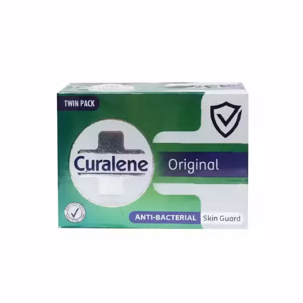 Curalene Original Anti-Bacterial Skin Guard Twin Pack Bar Soap 100gm