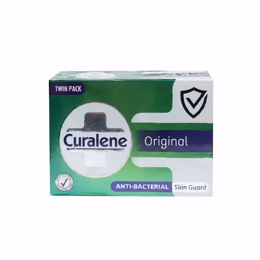 Curalene Original Anti-Bacterial Skin Guard Twin Pack Bar Soap 100gm