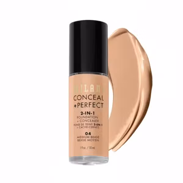 Milani Conceal Perfect 2-In-1 Foundation Concealer 04 Medium Beige 30ml