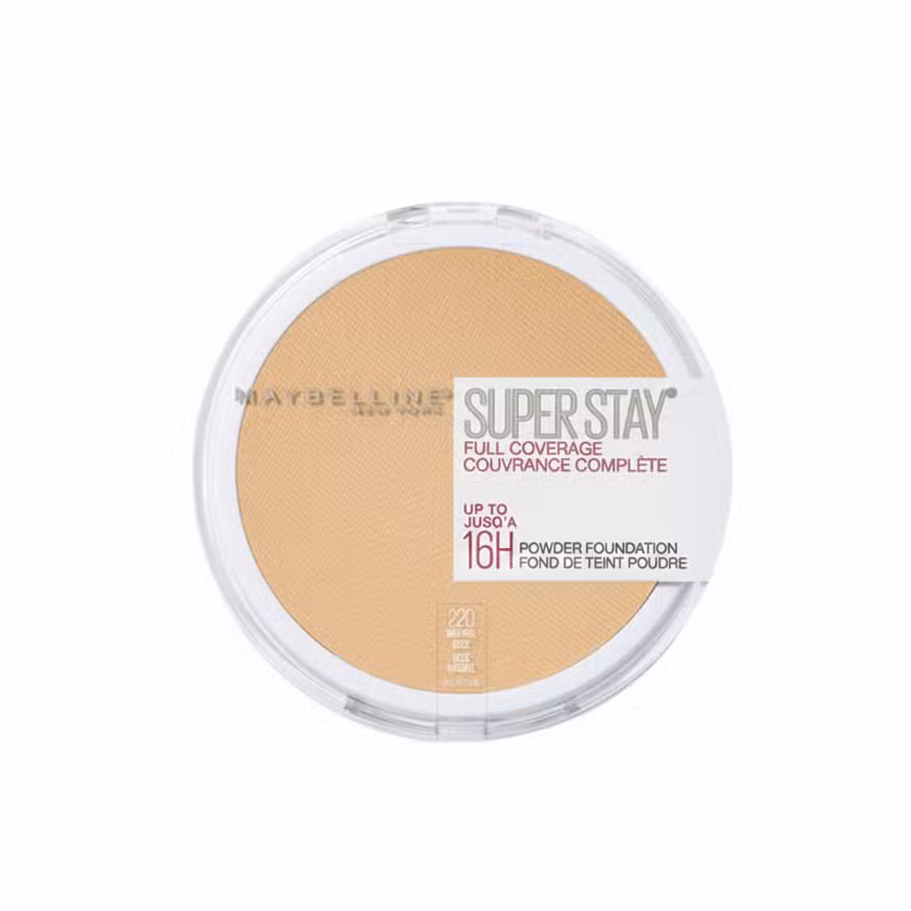 Maybelline Super Stay Full Coverage Powder Foundation 16H Natural Beige 220 6gm