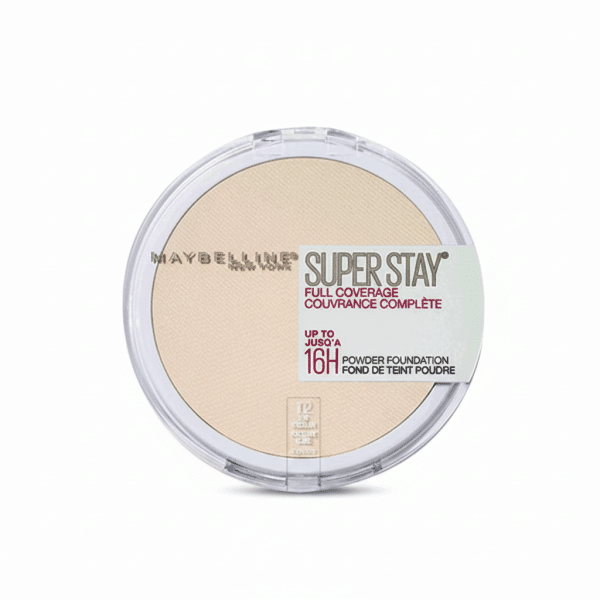 Maybelline Super Stay Full Coverage Powder Foundation 16H 102 Fair Porcelain 6gm