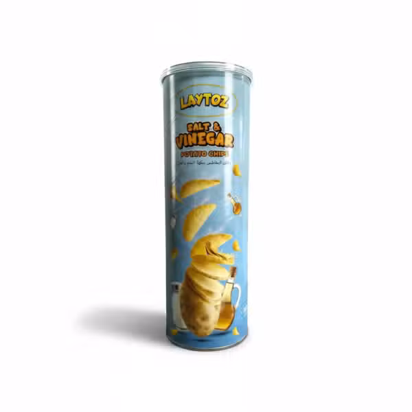 Laytoz Salt & Vinegar Potato Chips 80g