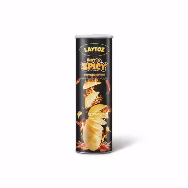 Laytoz Hot Spicy Potato Chips 80g