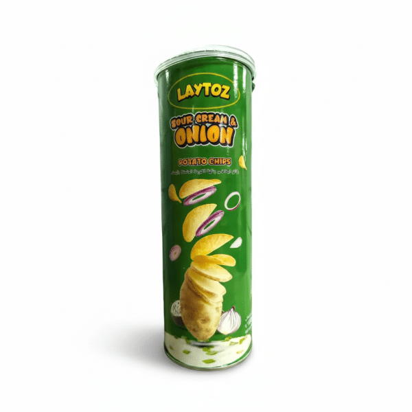 Laytoz Sour Cream & Onion Potato Chips 80g