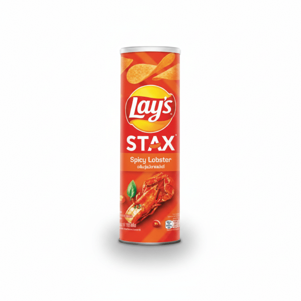 Lay's Stax Spicy Lobster Chips 100gm