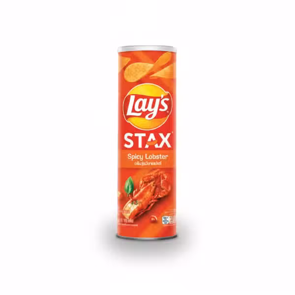 Lay's Stax Spicy Lobster Chips 100gm