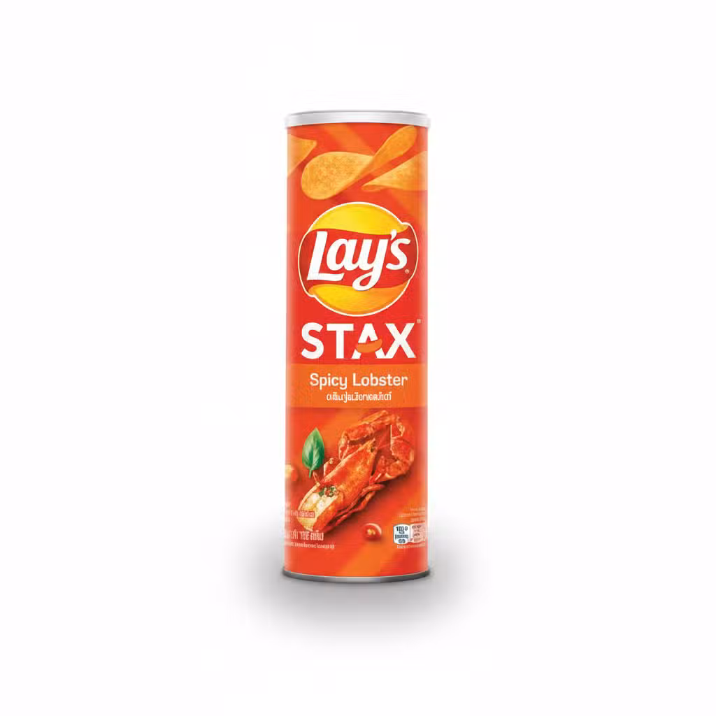 Lay's Stax Spicy Lobster Chips 100gm