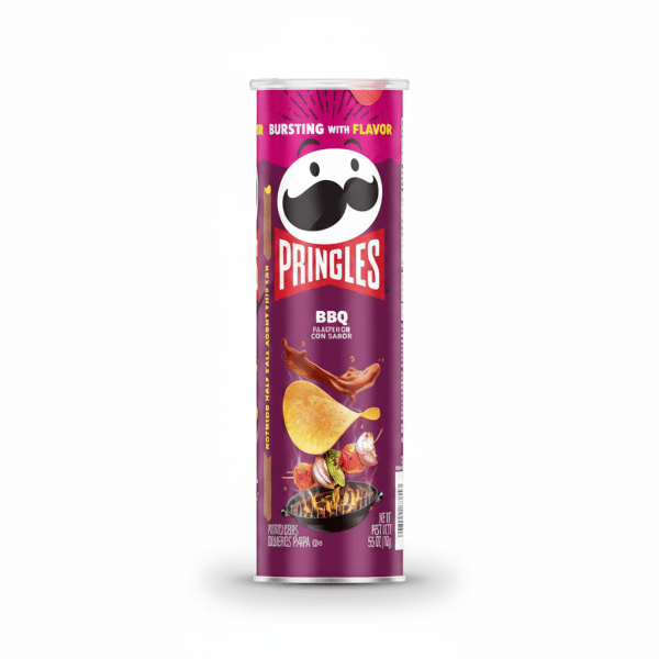 Pringles BBQ Potato Chips Flavor Con Sabor 158g