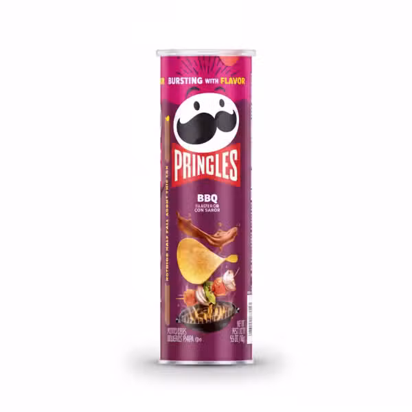 Pringles BBQ Potato Chips Flavor Con Sabor 158g