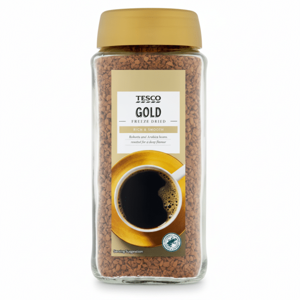 Tesco Gold Freeze Dried Coffee Rich Smooth 200g