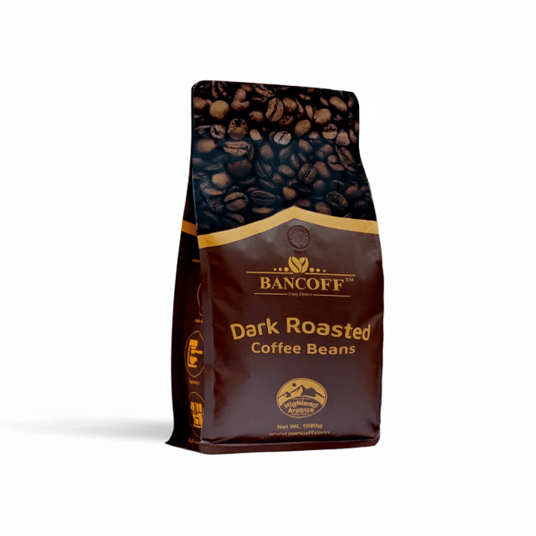 Bancoff Dark Roasted Coffee Beans 1000gm Highland Arabica